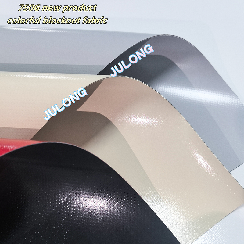 750g PVC kaplamalı blokout kayan çadır kumaş