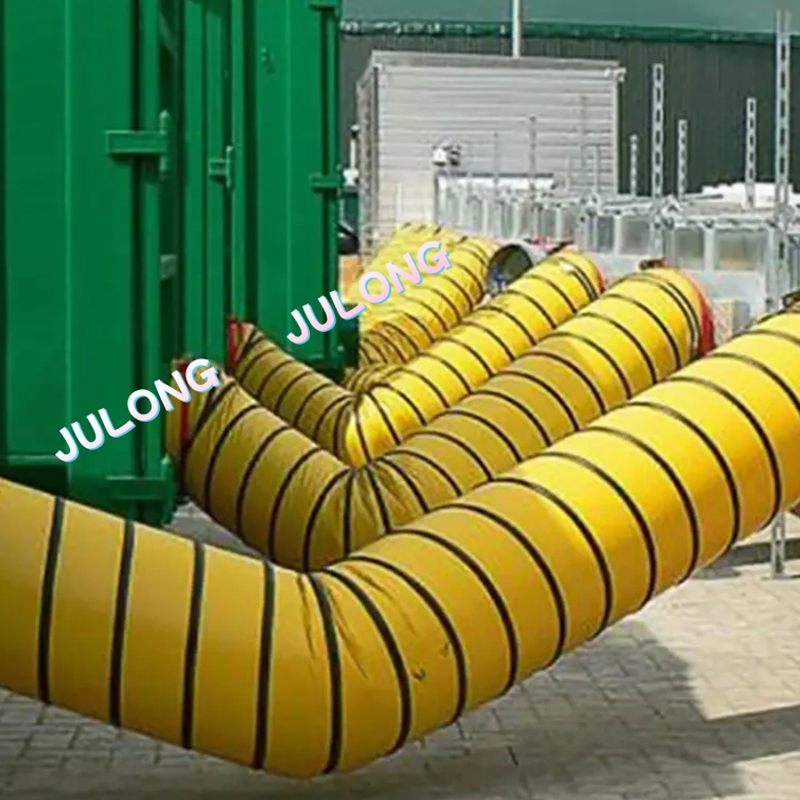 Hava kanalı PVC kaplamalı polyester kumaş, yapı için endüstriyel